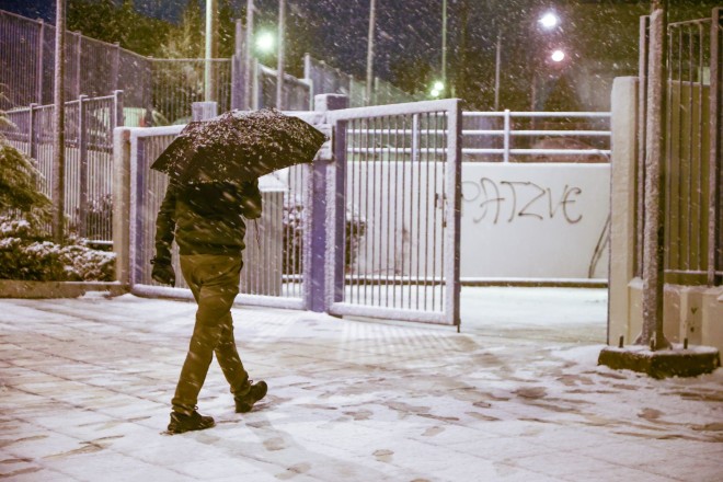 Χιόνι στα Πεύκα Θεσσαλονίκης  