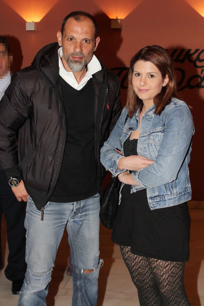 Ο Τζώνη Θεοδωρίδης με την κόρη του -NDPPhoto