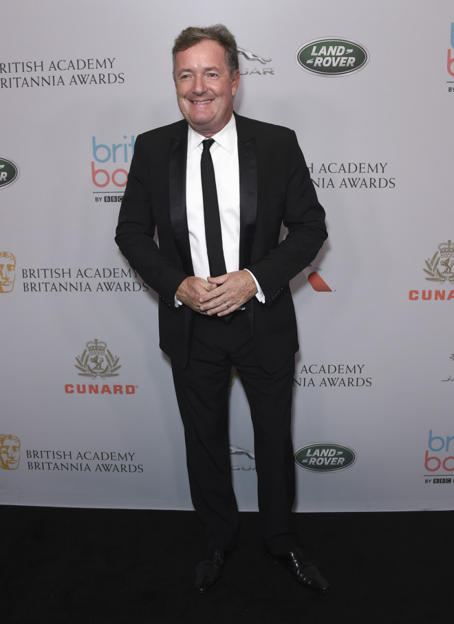 Ο Πιρς Μόργκαν στα βραβεία BAFTA στο Λος Άντζελες - Φωτογραφία AP 