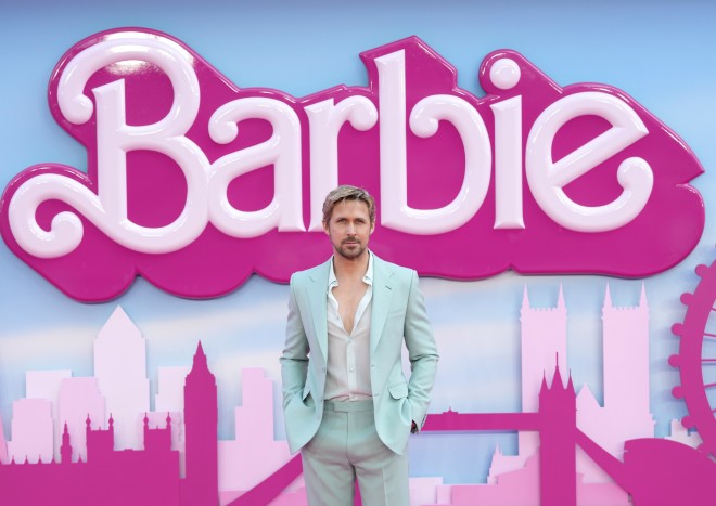 Ο Ράιαν Γκόσλινγκ στην πρεμιέρα της Barbie στο Λονδίνο τον Ιούλιο του 2023 
