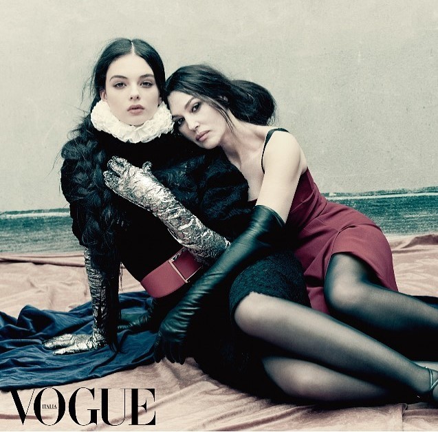 Το 2021 η Ντέβα Κασέλ κι η Μόνικα Μπελούτσι φωτογραφήθηκαν για την ιταλική Vogue