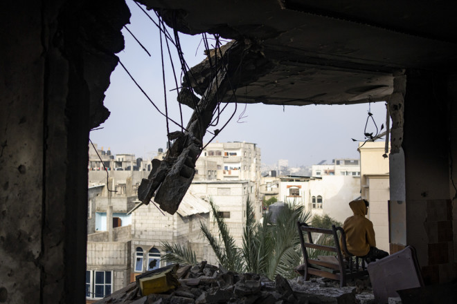 Ράφα: Πολλά κατεστραμμένα κτίρια από τους βομβαρδισμούς  