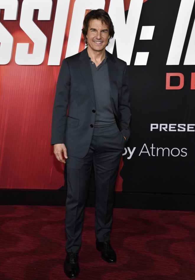 Ο Τομ Κρουζ στην πρεμιέρα της τελευταίας ταινίας Mission: Impossible το καλοκαίρι του 2023