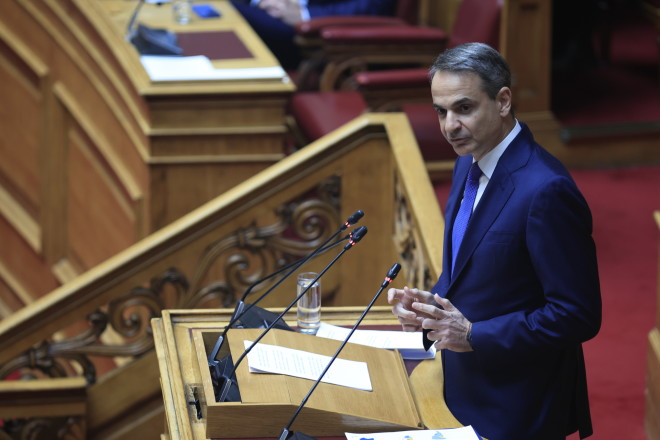 O πρωθυπουργός στη Bουλή για το νομοσχέδιο σχετικά με την «Ισότητα στον πολιτικό γάμο»/ Εurokinissi Γιώργος Κονταρίνης