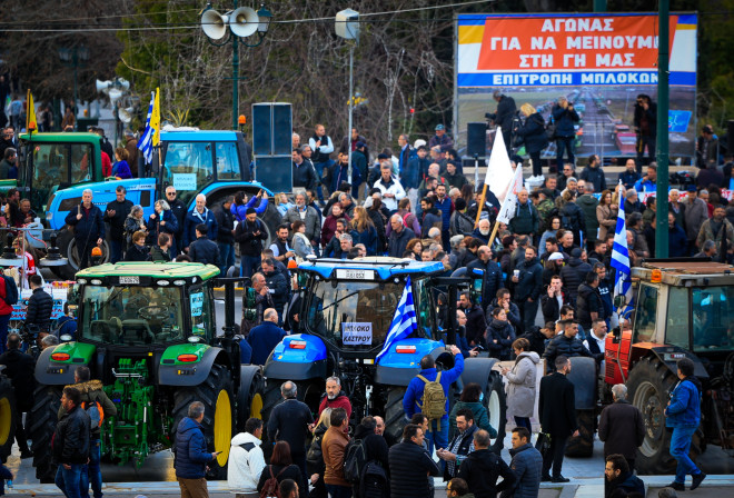 Οι αγρότες θα αναχωρήσουν από το Σύνταγμα στις 11:00 το πρωί - Eurokinissi