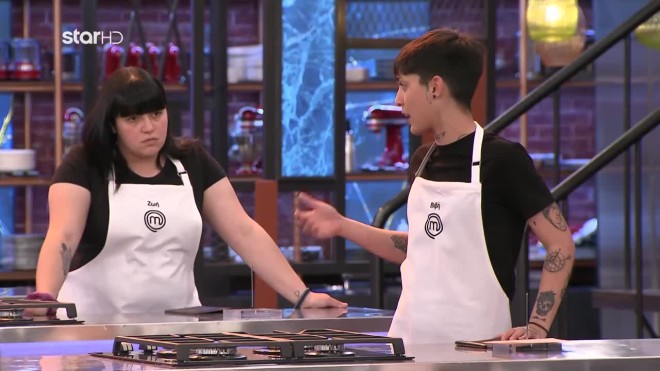 MasterChef: Ένταση στην ψηφοφορία ανάμεσα σε Λευτέρη - Βιβή