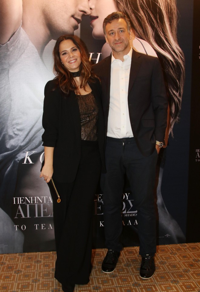 Η Ελιάνα Χρυσικοπούλου με τον πρώην σύζυγό της Νικόλα Φαράκλα σε πρεμιέρα το 2018 