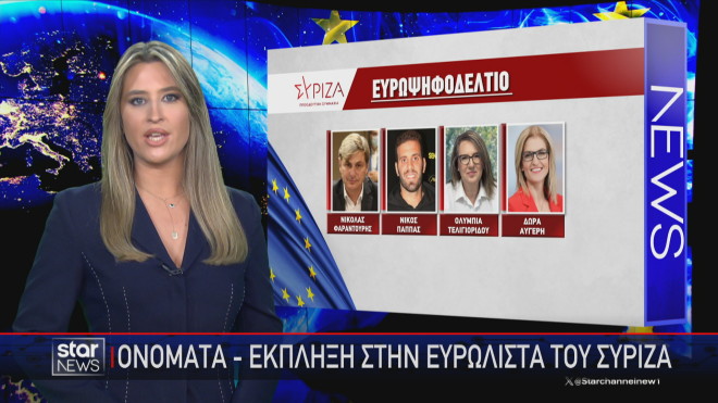 Οι βέβαιοι υποψήφιοι για το ευρωψηφοδέλτιο του ΣΥΡΙΖΑ  