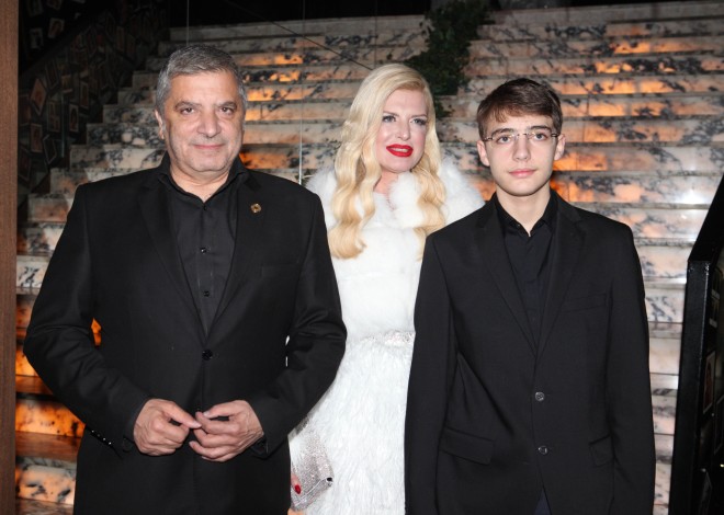 Η Μαρίνα Πατούλη με τον πρώην σύζυγό της Γιώργο Πατούλη και τον γιο τους Αλέξανδρο