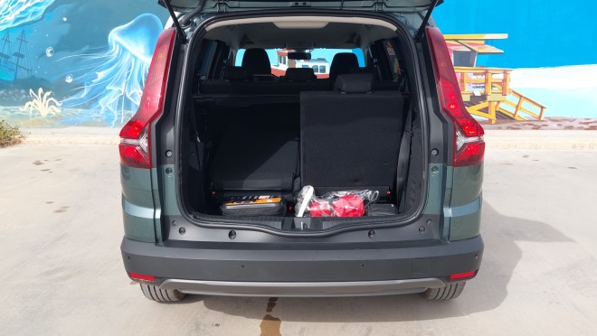 Ο χώρος αποσκευών του ανανεωμένου Dacia Jogger 1.0 Tce LPG