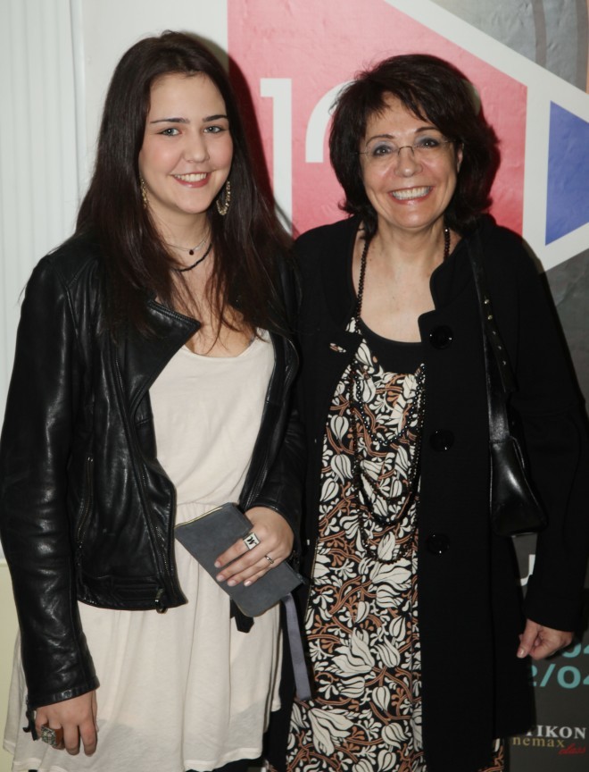 Η Μαριάννα Κιμούλη με τη μητέρα της, Μαρία Δαμανάκη το 2011 /Φωτογραφία NDP Photo Agency