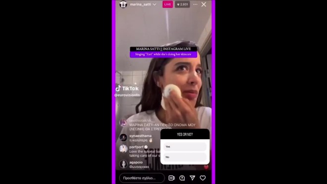 Σάττι: Tραγουδά το Zari ενώ ξεβάφεται live στο insta- «Να το κρατήσω αυτό;»
