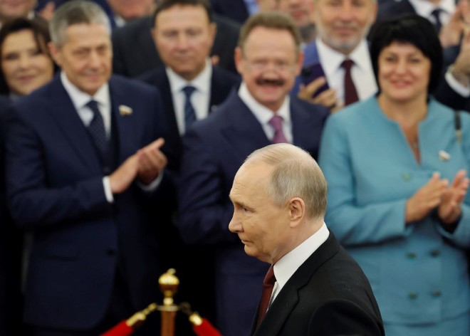 Ο Πούτιν στην τελετλη ορκωμοσίας του 
