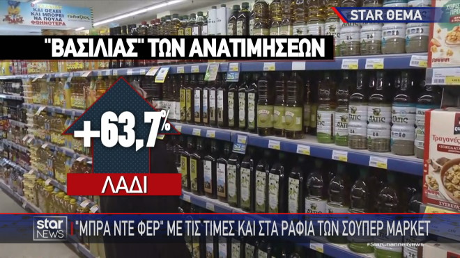 Τιμή - ρεκόρ για το λάδι με αύξηση 63,7% 