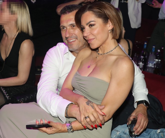 Η Μαριάντα Πιερίδη κι ο Πάνος Ιωάννου στην πρώτη τους δημόσια εμφάνιση πριν από λίγο καιρό