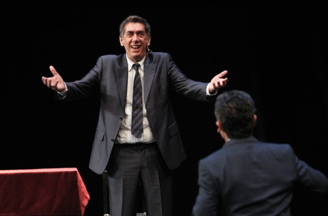 Ο Κώστας Μπερικόπουλος στην παράσταση "Ιούλιος Καίσαρας", τον Ιούλιο του 2015/ NDP Θωμάς Δασκαλάκης