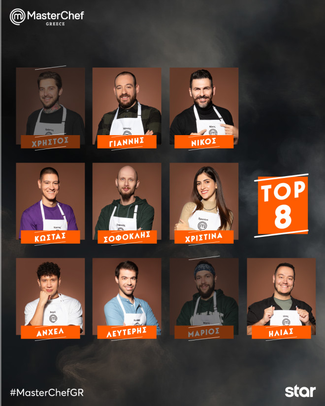 Η τελική 8άδα του MasterChef