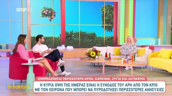 Άση Μπήλιου: Η Σύνοδος Άρη - Χείρωνα στον Κριό φέρνει ανασφάλειες