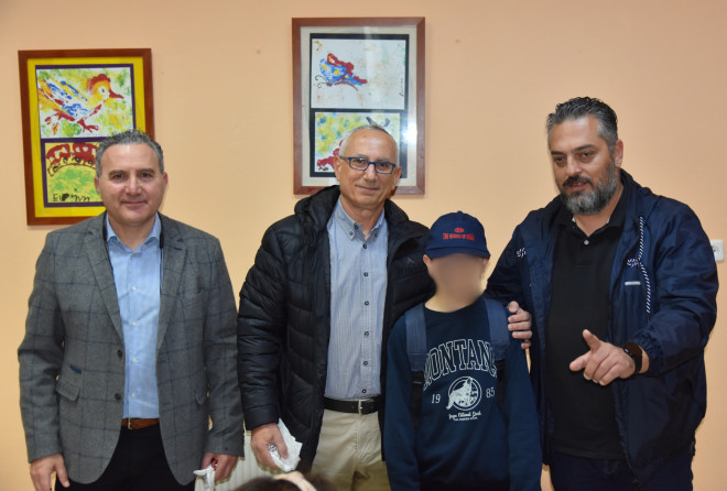 Tα παιδιά δημιούργησαν μία ζεστή ατμόσφαιρα 