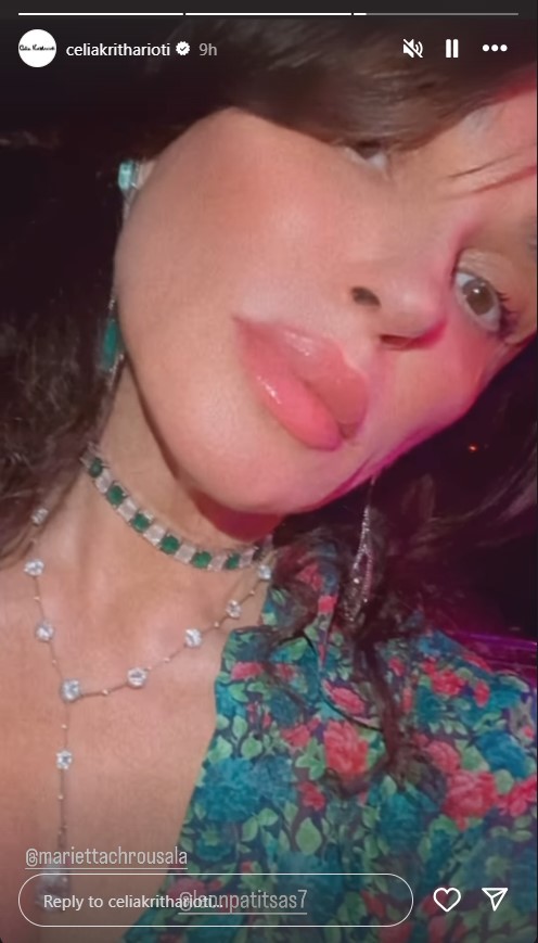Σίλια Κριθαριώτη: Στο wedding anniversary glam πάρτι της Μαριέττας Χρουσαλά