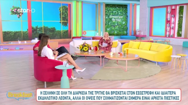 Οι προβλέψεις της Άσης Μπήλιου στο Breakfast@Star