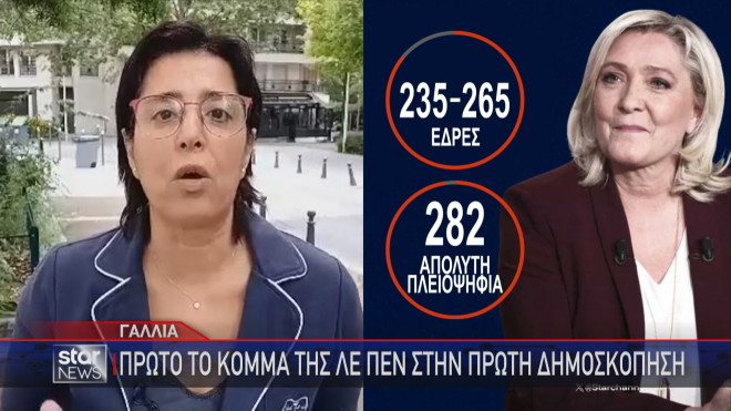 Η πρώτη δημοσκόπηση για τις κοινοβουλευτικές εκλογές στη Γαλλία  