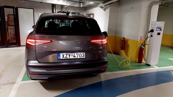 Δοκιμάζουμε το νέο Skoda Enyaq iV80 204 ίπποι -Εσωτερικό