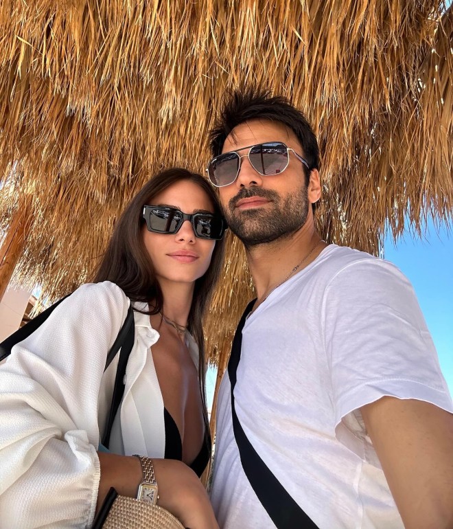 Μια από τις σπάνιες selfies του Αντρέα Γεωργίου με τη Σιμώνη Χριστοδούλου 