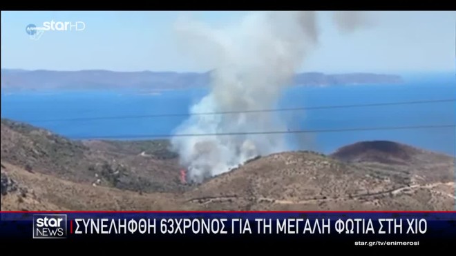 Προφυλακίσθηκε ο εμπρηστής της Ραφήνας- Έπιασαν ύποπτο για τη φωτιά στη Χίο