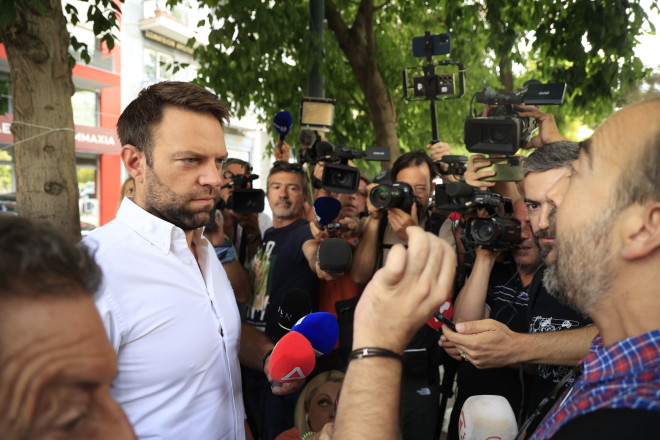Οι εργαζόμενοι της Αυγής εγκάλεσαν τον Στέφανο Κασσελάκη γιατί δε συζήτησε μαζί τους πριν αποφασίσει την αναστολή της καθημερινής έκδοσης - Eurokinissi