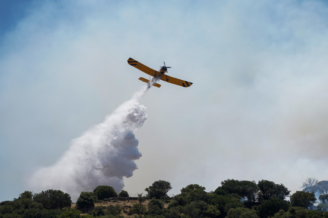 Φωτιά στον Μανταμάδο Λέσβου/ Eurokinissi Παναγιώτης Μπαλάσκας