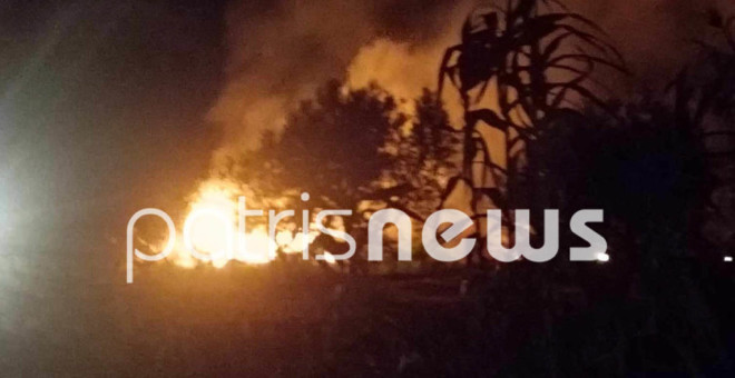 Άγνωστοι έκαψαντο σπίτι του δολοφόνου της 11χρονης Βασιλικής στη Μυρτιά Ηλείας - patrisnews.gr
