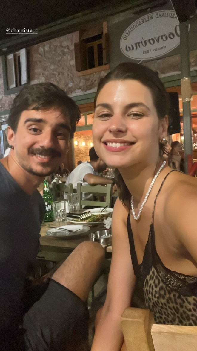 Στρατής Χατζησταματίου και Δανάη Παππά σε βραδινή τους έξοδο- πηγή instagram