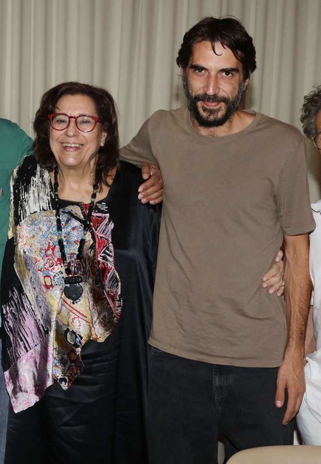 Η Μαρία Φαραντούρη με τον γιο της, Στέφανο Χυτήρη