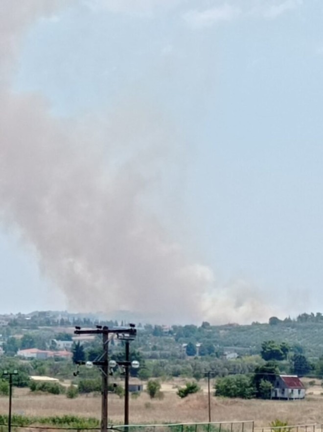 Εικόνα από τη φωτιά στη Θεσσαλονίκη - thestival.gr