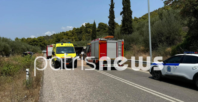 Τροχαίο στην εθνική Κυπαρισσίας - Πύργου: Νεκρή μία μητέρα και το μωρό της