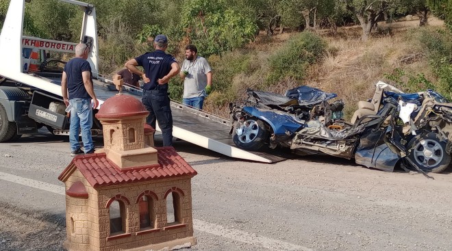 Το σημείο του τροχαίου στην Κυπαρισσία - Eurokinissi