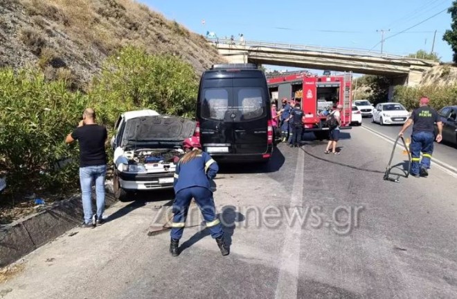 Δύο νεκροί και δύο σοβαρά τραυματισμένοι σε φρικτό τροχαίο στα Χανιά 