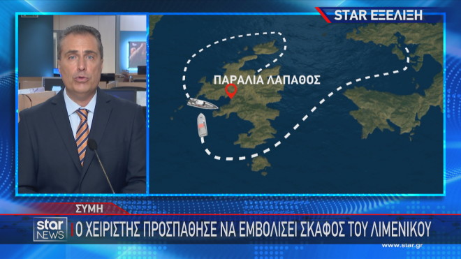 Το σημείο στο οποίο έγινε το επεισόδιο με ταχύπλοο που μετέφερε μετανάστες 