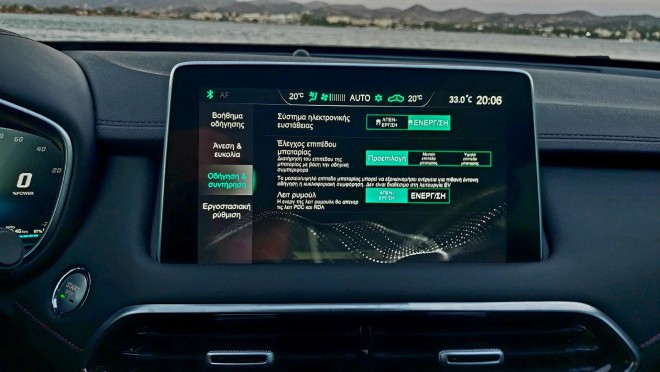 Δοκιμάζουμε το MG eHS Plug-in Hybrid -Συστήματα ασφαλείας 