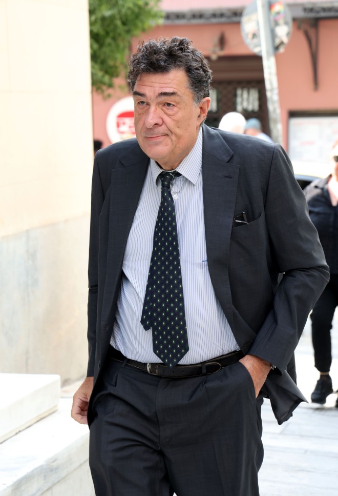 Ο Αλέξης Παπαχελάς στην κηδεία του Χρήστου Γιανναρά /NDP Photo Agency - Πέτρος Νικολαρέας