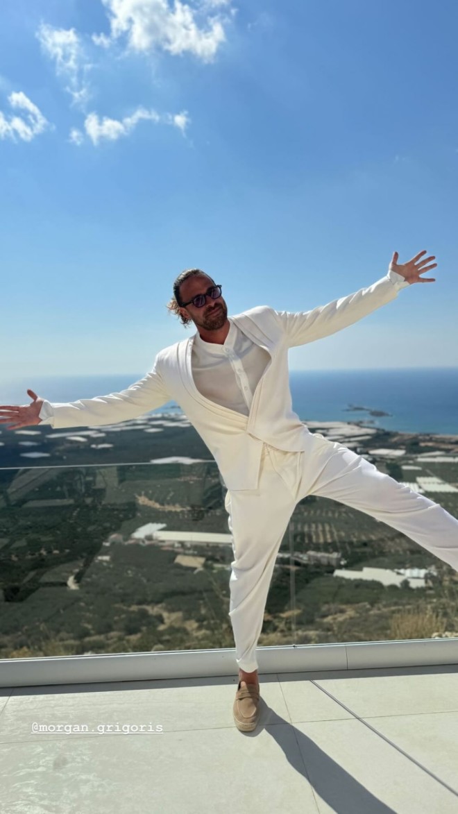 Γάμος Βαλαβάνη- Μόργκαν: O γαμπρός λίγο πριν τον γάμο/ πηγή Instagram