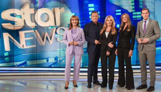 Βackstage από τη φωτογράφιση των Δελτίων Ειδήσεων του Star