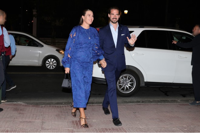 Γάμος Θεοδώρας – Μάθιου Κουμάρ: Η άφιξή τους στο pre-wedding δείπνο