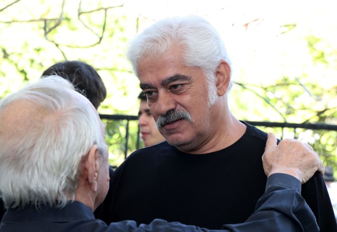 Funeral of Giannis Mortzos: Nikos Karagiorgis