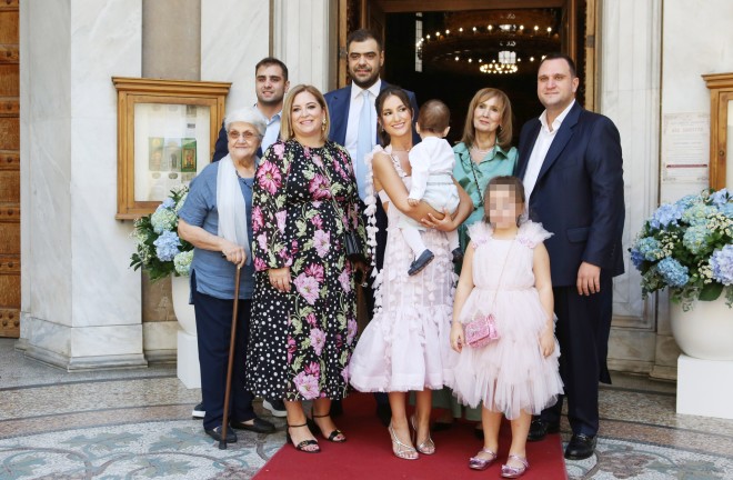 Βάπτιση γιου Παύλου Μαρινάκη