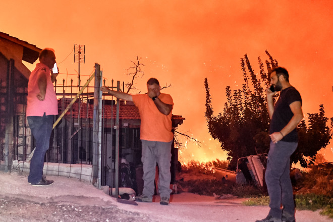 Οι δύο άνδρες εγκλωβίστηκαν από τις φλόγες και κάηκαν - Eurokinissi