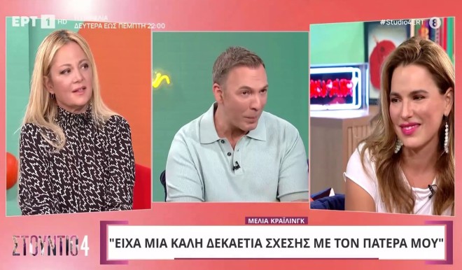 Η Μελία Κράιλινγκ συγκινήθηκε στον «αέρα» του Στούντιο 4
