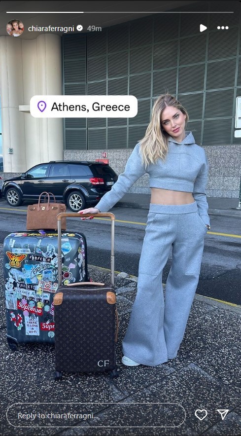 Κιάρα Φεράνι: Ήρθε στην Ελλάδα - Η πρώτη φωτογραφία