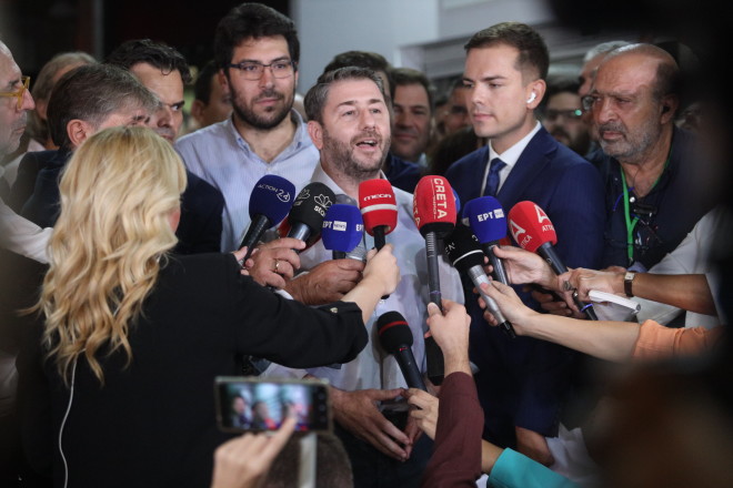 Ανδρουλάκης: Oι πρώτες δηλώσεις του μετά και το προβάδισμα/ / Eurokinissi Γιάννης Παναγόπουλος
